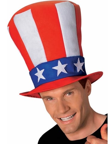 Uncle Sam Stovepipe Hat ALT1 view 