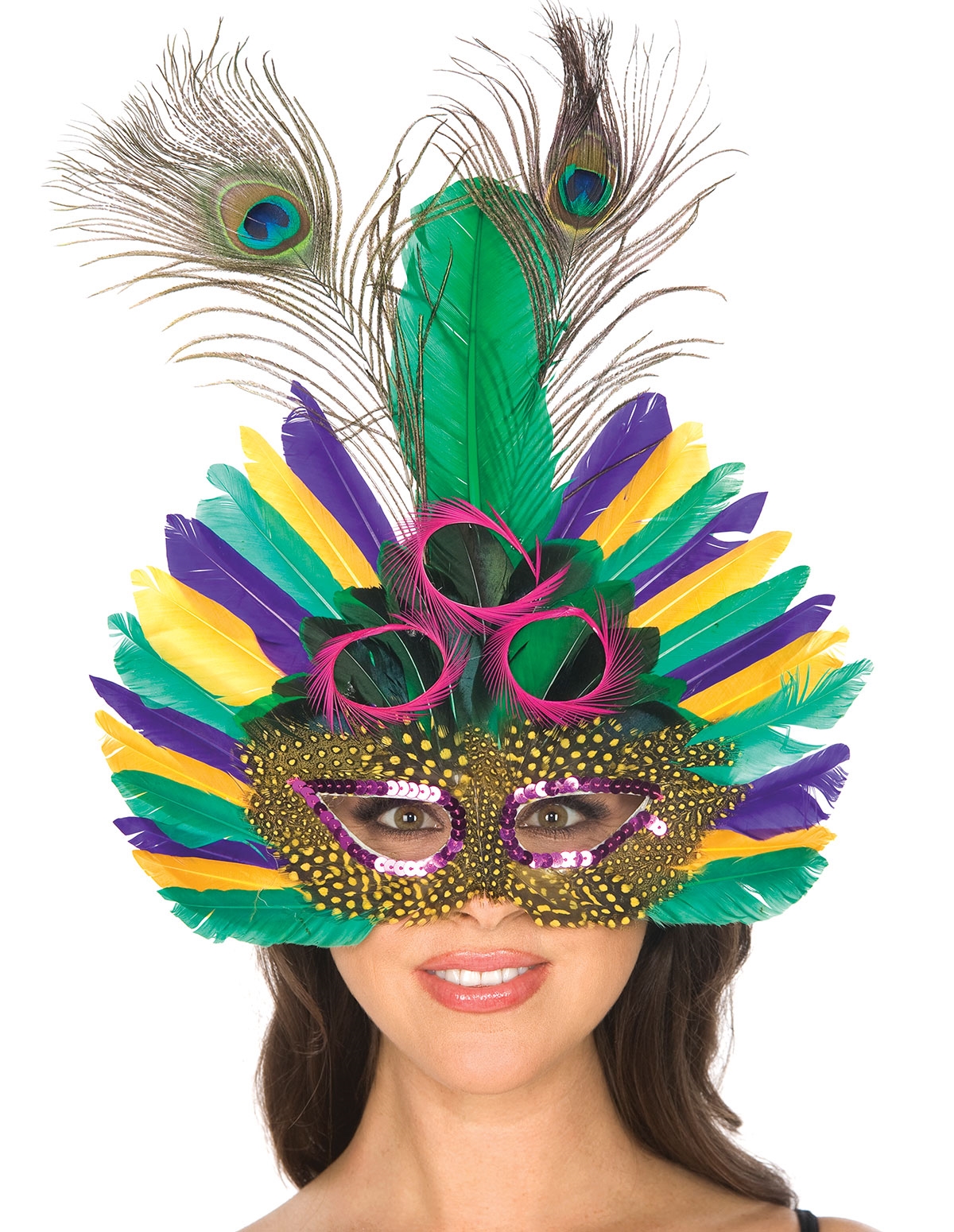 alternate image for Mardi Gras Mask