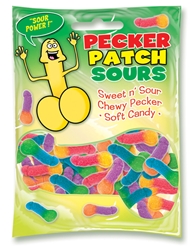 Front view of SOUR PECKER PATCH