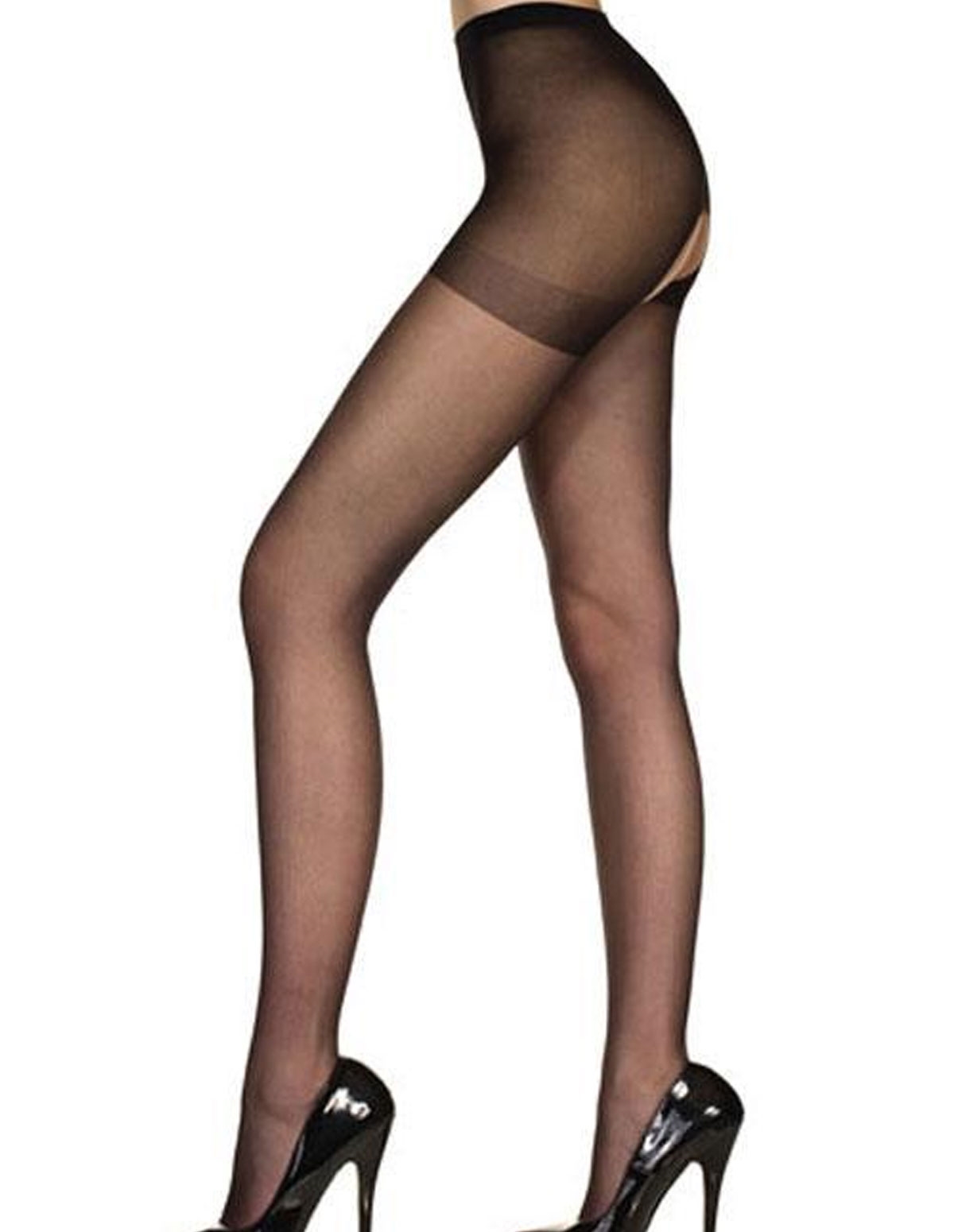 alternate image for Crotchless Pantyhose