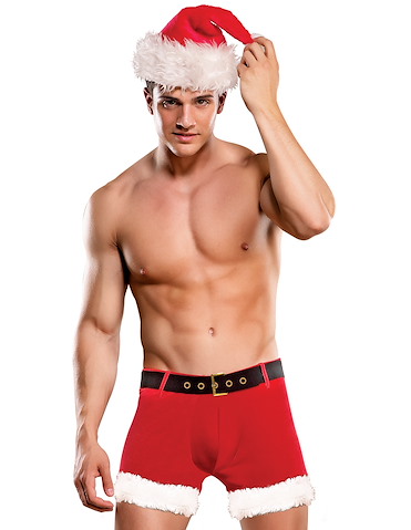 ST. DICK SANTA BOXER SHORT AND HAT SET - MPC-007-05002