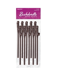 Additional  view of product SIPPING STRAWS BROWN 10PK with color code BR
