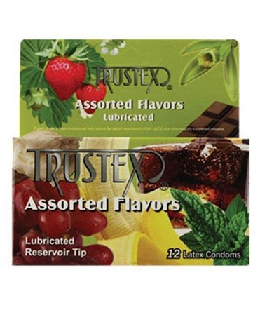 Trustex Asst Flavor Condom 12P default view Color: NC
