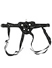 Additional NO COLOR view of product VIBRATING VELVET HARNESS BLACK with color code NC