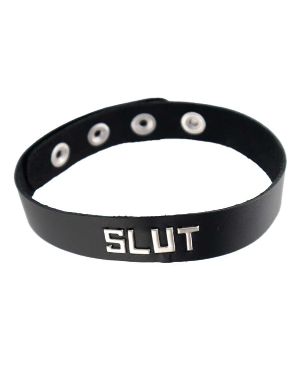 Slut Collar ALT2 view Color: BK