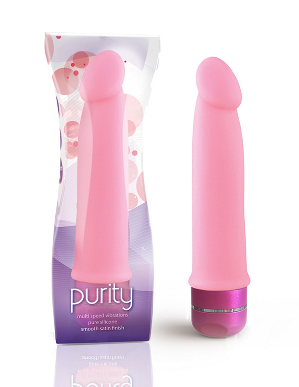 Purity Silicone Vibrator ALT1 view Color: PK