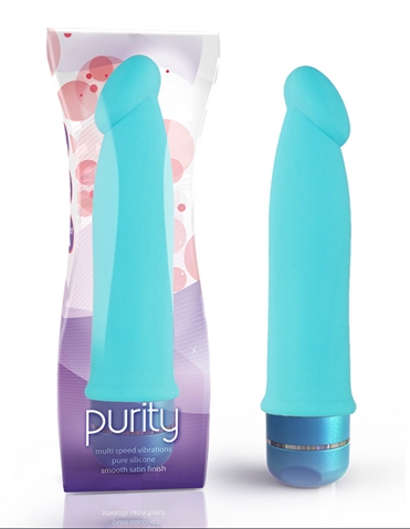 Purity Silicone Vibrator Blue ALT2 view 