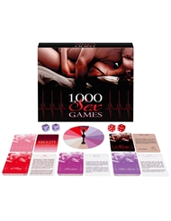 Alternate back view of 1000 SEX GAMES