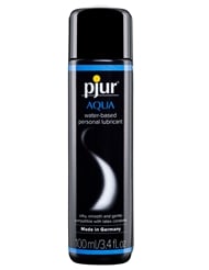 Front view of PJUR AQUA WATER-BASED LUBRICANT 100ML
