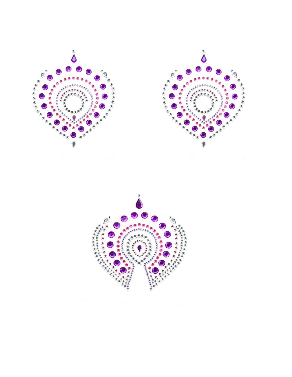 alternate image for Flamboyant Jewels - Violet & Pink