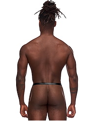 Alternate back view of APOLLO COCK AND BALL RING BACKLESS UNDERWEAR