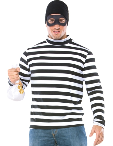 Robber Costume default view Color: BW