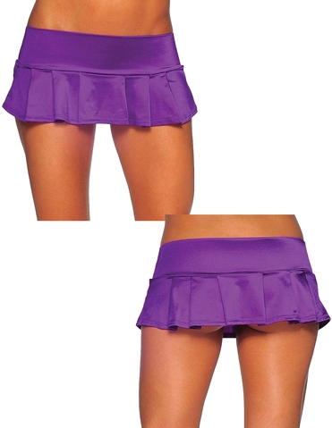 Micro Pleated Skirt default view Color: PR