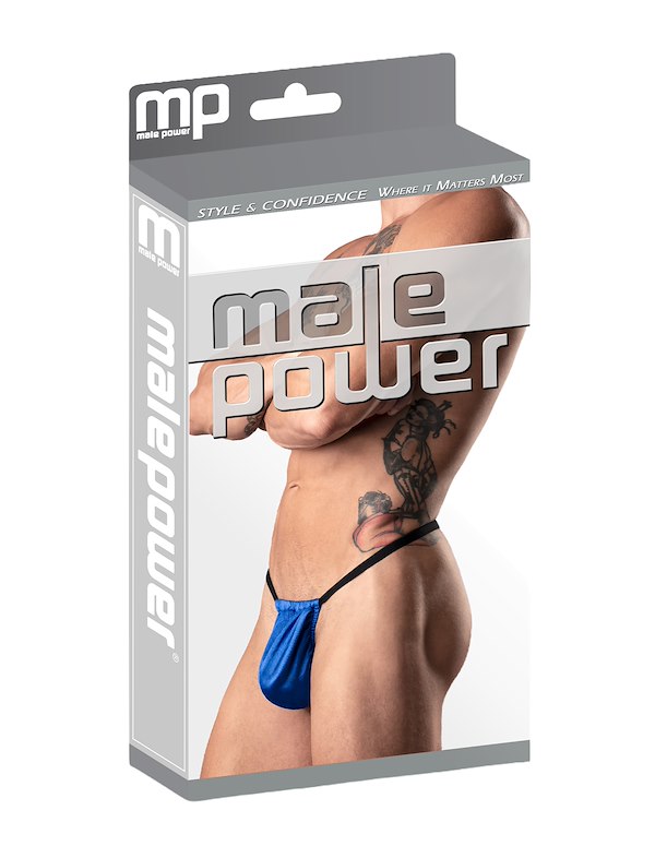SATIN SPANDEX G-STRING ALT3 view Color: RY