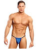 Additional ROYAL view of product SATIN SPANDEX G-STRING with color code RY