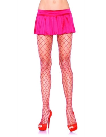 DIAMOND NET PANTYHOSE default view Color: RD