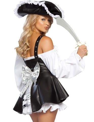 4Pc Pirate Maiden Costume ALT2 view 