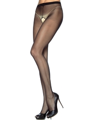 Additional  view of product SHEER PANTYHOSE with color code BK