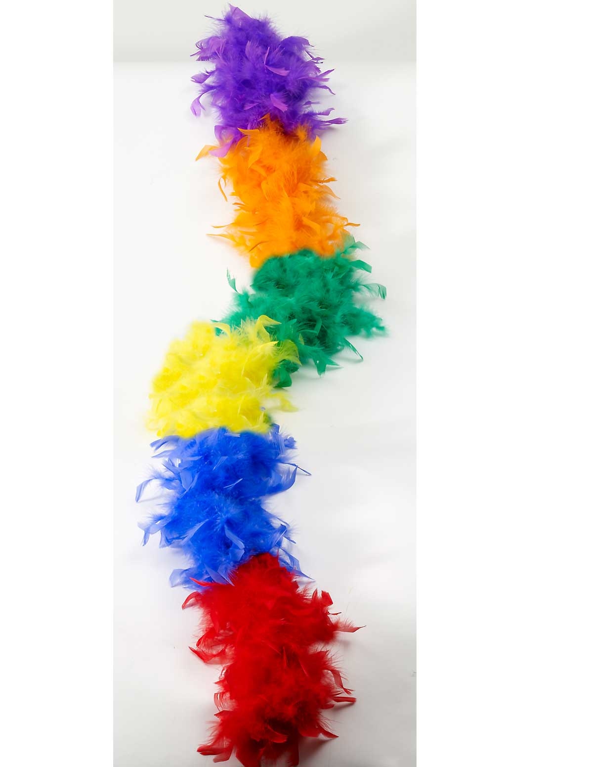 alternate image for Rainbow Feather Boa