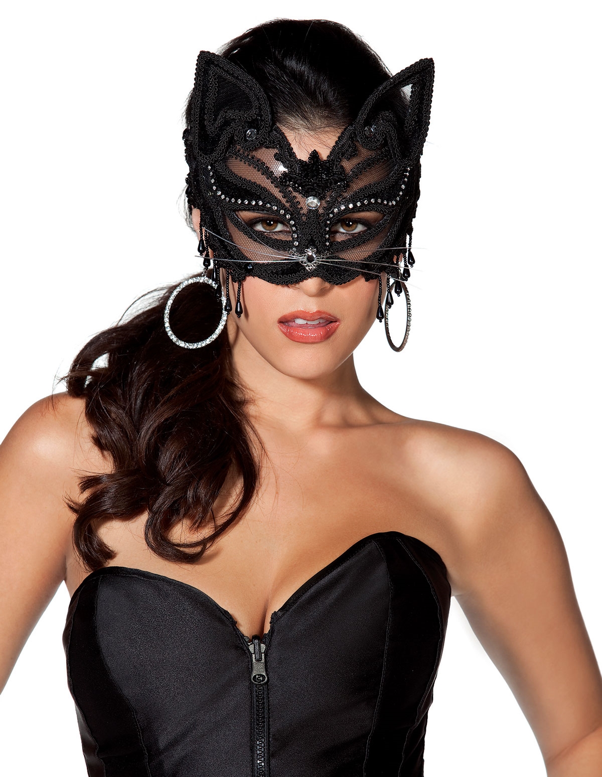 alternate image for Lace Cat Mask