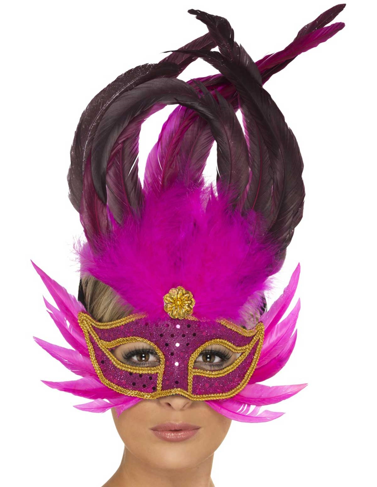 alternate image for Pink Party Mask
