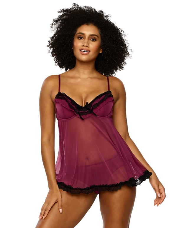 Ruffles Galore Babydoll default view Color: AS