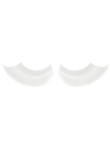 White Feather Eyelashes ALT1 view Color: WH